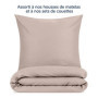 Blumtal Taie Oreiller 50x80 Lot de 2 - Housse de Coussin Microfibre - Taies d'oreillers avec Fermeture enveloppe, certifiée Oeko