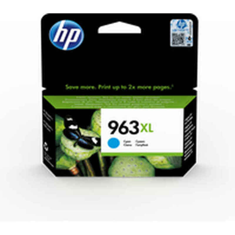 HP 963XL Cartouche d'encre cyan authentique, grande capacité