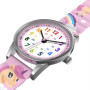 Cander Berlin MNA 0430 E Montre pour enfant avec fermeture Velcro magnétique étanche 3 ATM Montre d'apprentissage analogique Lic