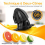 LEBENLANG Presse-agrumes Électrique - 800ml & Tamis Réglable I Presse Agrume Electrique Juicer Machine Presse Orange Presse-agru
