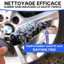 Ivality® Brosse à Jantes en Microfibres Extra Fine - Nettoyage en Douceur Jusqu'au Fond de la Jante - Brosse à Jantes en Microfi