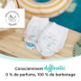 LILLYDOO couches de bain jetables douces pour la peau pour bébés, taille S (6-11 kg), 3 paquets (36 pièces) avec 2 designs éléga