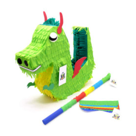 Nislai Dragon Dino Pinata Set | Pinata Anniversaire Garcon | Idéal pour la fête du Dragon Dinosaure | Cadeau de Anniversaire | J