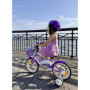 PROMETHEUS BICYCLES Velo Enfant 3 Ans - vélo Fille 12 Pouces a Roulette pour 3 a 5 Ans - Petite Princesse en Violet