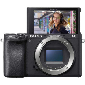 Sony Alpha 6400 | Appareil Photo Numérique Hybride APS-C (24,2 MP, AF en 0.02s, Suivi des Yeux, 4K HLG, Ecran Selfie Vlogging)