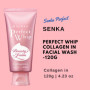 Senka Perfect Whip Collagen in Facial Wash -120g Blotting Paper Set