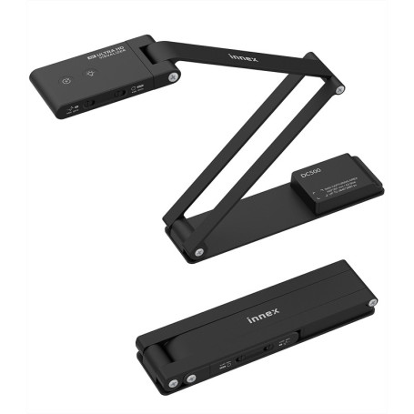 Innex DC500 4K USB Visualiseur Classe, Webcam & Scanner Document, 3-en-1, 13Mpx, 4K/30fps, 1080P/60fps, Micro IA, Mode AF Double