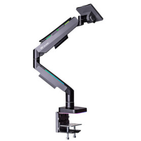 TT Single RGB Gaming Monitor Arm Black
