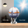 MOVA Globes Série de Ville – Paris: Au bord de la Seine, globe Rotatif avec socle, Cadeau unique pour les amateurs de voyages, S