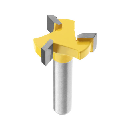 Fraise à Queue de 8 mm Fraise Affleurante Diamètre de Coupe de 24mm Mèche pour Bois Massif MDF Matériaux Laminés Panneau de Part