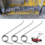 OTOTEC Lot de 48 ressorts à rouleaux pour scarificateur électrique en acier inoxydable compatibles avec Einhell Royal RLE 450 Ki
