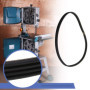 EMSea Lot de 2 courroies de transmission en caoutchouc 4PJ 610 compatibles avec les scies à ruban Metabo/Electra Beckum BAS 315 