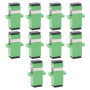 YINETTECH Lot de 10 adaptateurs SC monomode fibre optique SC femelle vers SC femelle APC Coupleur réseau Internet Connecteur Ext