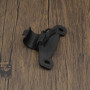 VGOL Lot de 4 supports de pompe à vélo en plastique noir de 20 mm de diamètre pour pompe à air de vélo de route et de montagne