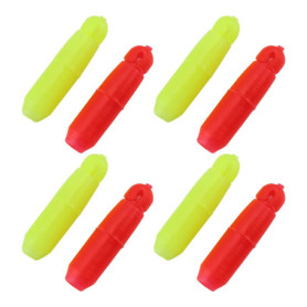 VGOL Lot de 30 connecteurs élastiques pour canne à pêche - 16,4 mm - Accessoires pour canne à pêche