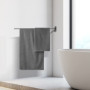 LDUDU Porte Serviette Salle de Bain 180°Rotatives Porte Serviette Murale Extensible de 40 à 60 cm Barre Porte Serviettes en Acie