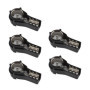 eMagTech 5pcs Connecteur d'antenne d'autoradio Mâle ISO Adaptateurs Convertisseurs Coque en Plastique Type à Sertir ou à Souder 