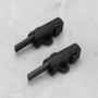 eMagTech 1 Paire de Balais de Charbon avec Support 4006020152 481281719419 Compatible avec AEG Compatible avec Electrolux Compat