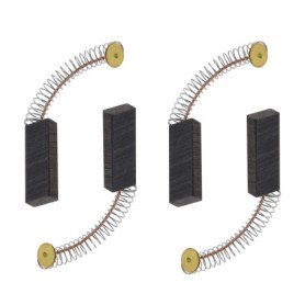 ECSiNG 2 paires Balais de Charbon de Moteur 6x11x30mm pour Meuleuse d'angle Perceuse à Percussion Rotative Scie Circulaire Outil