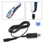 ECSiNG 2pcs Câble de Chargeur de Rasoir USB Remplacement Compatible avec Wahl Color Pro 9649 Tondeuses sans fil Cordon d'aliment