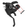 LT Easiyl 1 Paire de Leviers de Frein de Vélo 3x7 21 Vitesses avec Câbles de Changement de Vitesse Indicateur de Vitesse pour VT