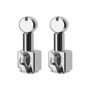 SG Store 2pcs Pinces à Aiguilles en Métal Vis de Poignée Rotative pour Accessoires de Raccords pour Machine à Coudre Domestique 
