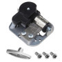 SG Store 1 x mécanisme de remontage de boîte à musique, pièces de mouvement musical accessoires boîte à musique, vis clés, mécan