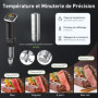 KitchenBoss Thermoplongeur Cuisson Sous Vide: Wifi Thermo Plongeur 1100W APP Contrôle Cuiseur Sous Vide Cooker pour un Contrôle 