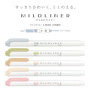 ZEBRA Mildliner WKT7-5C-NTC Stylo fluorescent [importation parallèle] (couleur naturelle douce)