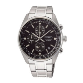 Seiko Homme Analogique Quartz Japonais Montre avec Bracelet en Acier Inoxydable SSB379P1