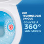 Canard WC Fresh Disc Floral Oasis - Bloc WC Sans Cage Nettoyant - Nettoie à 360° - Nouvel Emballage 100% Carton - 1 Applicateur 