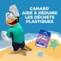 Canard WC Fresh Disc Fraîcheur Lavande - Bloc WC Sans Cage Nettoyant - Nettoie à 360° - Nouvel Emballage 100% Carton - 1 Applica