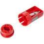 Draper Cps2 de charpentier Taille-crayon, Rouge
