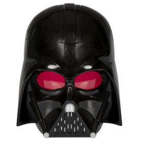 Star Wars Masque Électronique Dark Vador avec Effets Sonores et Phrases, Sangle Ajustable, Accessoire de Déguisement pour Filles