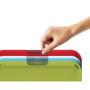 Joseph Joseph Duo Icon Lot de 4 planches à découper à code couleur avec support de rangement Multicolore