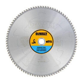 DEWALT - DT1922-QZ - Lame de Scie Circulaire Stationnaire en Carbure - Spécial MTCG/Inox - Dimensions 355x25,4mm - Disque 90 Den