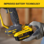 Stanley FATMAX Meuleuse d'angle Sans Fil 18V 125mm Vitesse 8500 trs/mn Sans Batterie Ni Chargeur Gamme FATMAX V20 SFMCG400B-XJ