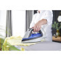 Russell Hobbs Fer à repasser vapeur [2400W, 180g vapeur supplémentaire] EasyStore Pro Wrap&Clip (réservoir 320ml, chauffage rapi
