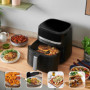 Russell Hobbs Air Fryer XXL 8,3L Rapid Air (Compact, Silencieux, Pizza Ø 26cm) Friteuse sans huile (9-en-1, Cuit, gril, rôtit et