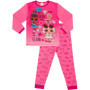 L.O.L. Surprise! Pyjama Long Rose LOL Suprise avec Ceinture pour Fille (8-9 Ans)