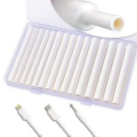 Pointool Gaine Thermorétractable Blanche Étanche, 3:1, 6,4 mm/7,9 mm/9,5 mm, Gaine Thermo Rétractable Dédiée à la Réparation et 