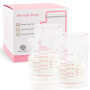 YARVPUV 120 Pièces Sachets Conservation Lait Maternel 250ml Sac Congélation Lait Maternel Double Fermeture Étanche Sac Lait Mate