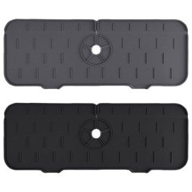 MEMOFYND 2 pièces de tampons de Drainage en Silicone, bac de récupération à poignée en Silicone, Parfaits pour Les comptoirs et 