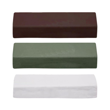 CHROMACRAFT Cire De Polissage des Métaux 3 Pièces, Composé De Coupe De Polissage, Outil De Polissage De Meulage, Outil De Poliss