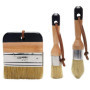 ANCLLO Lot de 3 pinceaux de peinture à la craie et à la cire, pinceaux à poils pour meubles en bois, décoration d'intérieur, y c
