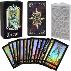Xrten 78 Cartes Future Jeu de la Vente dans la Boîte Colorée, Jeu de Tarot Divinatoire à découvrir