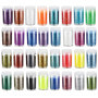 32 Pièces Poudre Brillante, Paillettes pour Loisirs Creatifs pour Les Enfants et Adultes, Utilisé pour faire des cartes, des déc