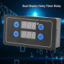 YF-4 Minuterie Relais Réglable Retarder Cycle Module Minuterie Relais Module DC 12 V Affichage Numérique Temporisateur Conseil D