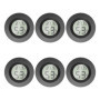 Gvolatee Thermometre Hygrometre Interieur, Mini Digital Thermomètre Hygromètre Intérieur, Rond Temperature Interieur Maison, Hau
