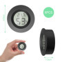 Gvolatee Thermometre Hygrometre Interieur, Mini Digital Thermomètre Hygromètre Intérieur, Rond Temperature Interieur Maison, Hau
